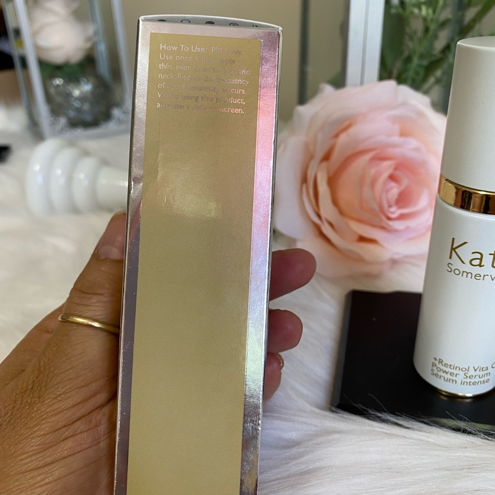 Kate Somerville Face Serum Anti Aging Retinol Vita Power Intense Firming 1 fl oz - Picture 6 of 10